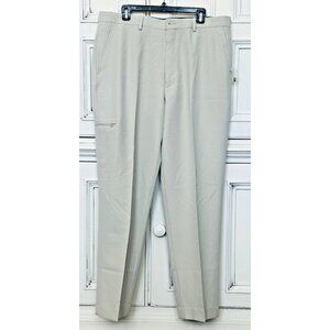 NEW Pro Tour Men's 38x32 Golf Pants Bisque Tee Scorecard Pockets Comfort NWT